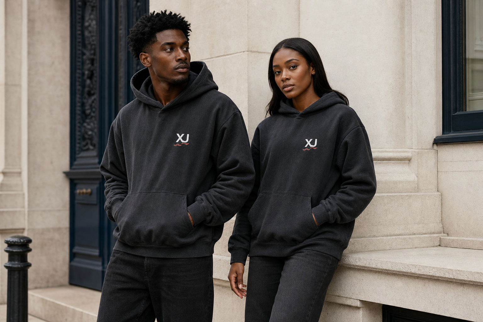 Hoodie Noir XJ, campagne