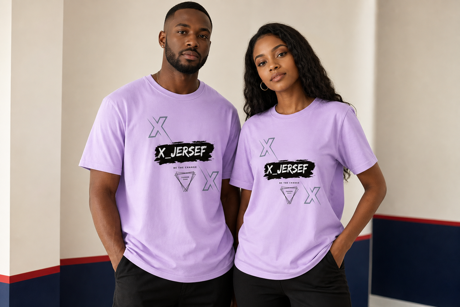 T-shirt X JERSEF en coton, campagne