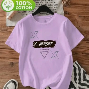 T-shirt X JERSEF en coton, photo originale