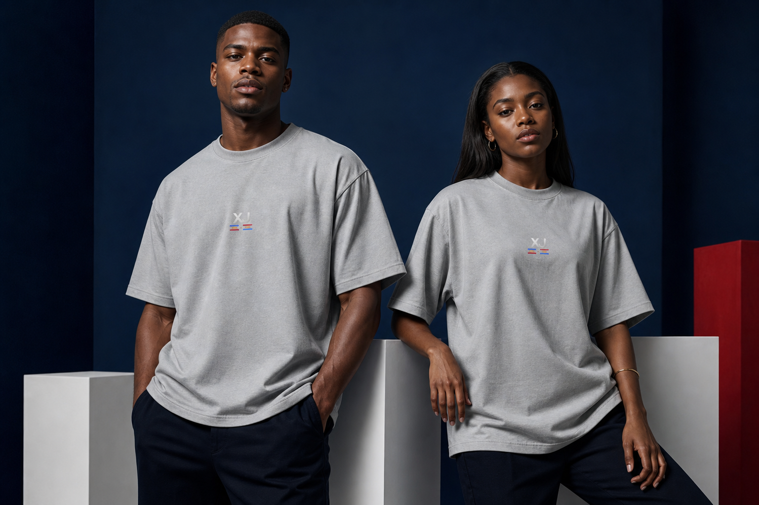 T-shirt XJ gris, vue 1